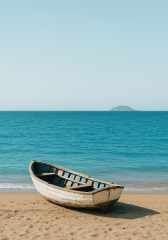 Kıyıda Bekleyen Sandal