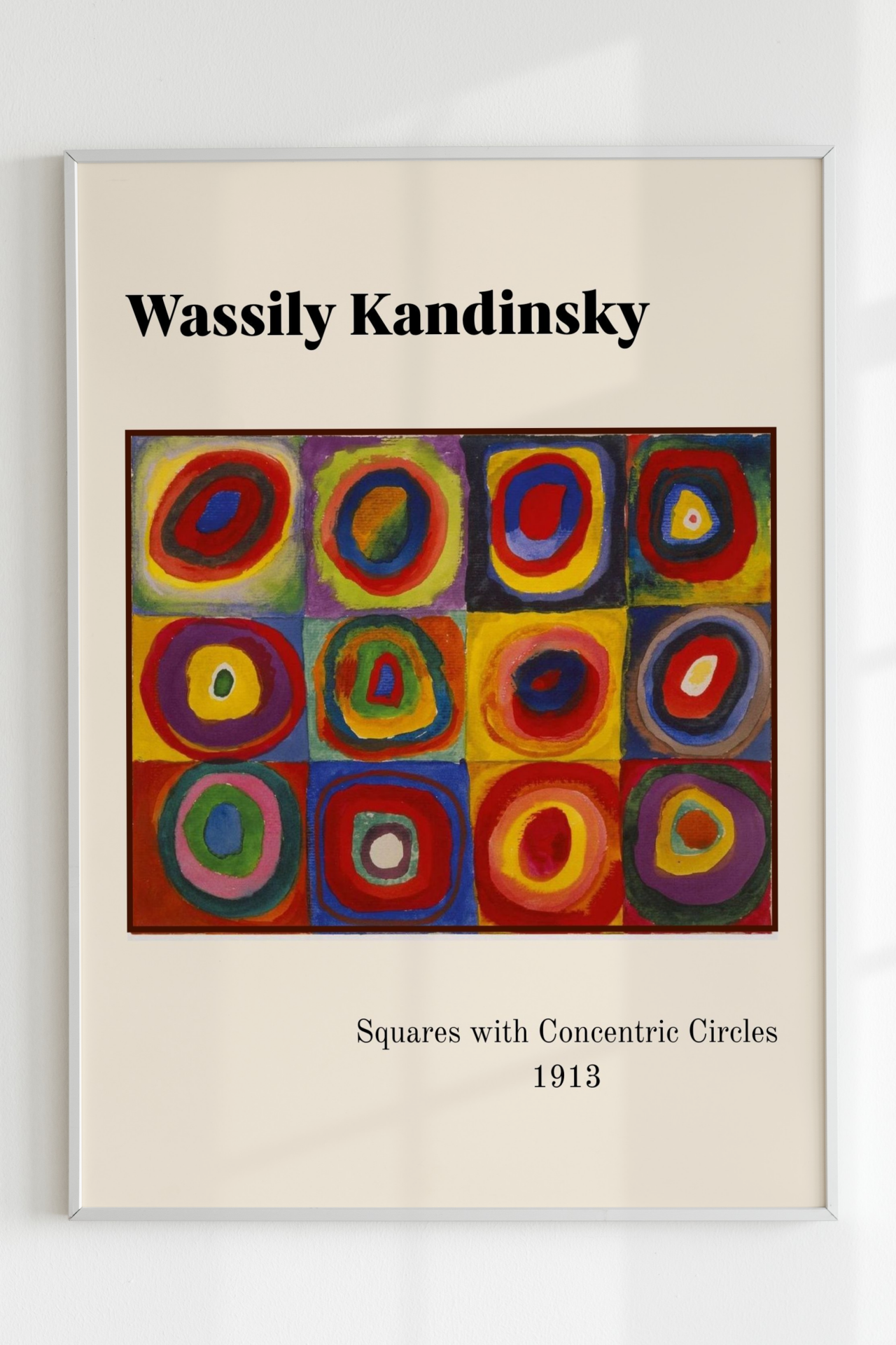 Squares with Concentric Circles - Wassily Kandinsky