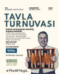 TAVLA TURNUVASI 28 MART 13:00