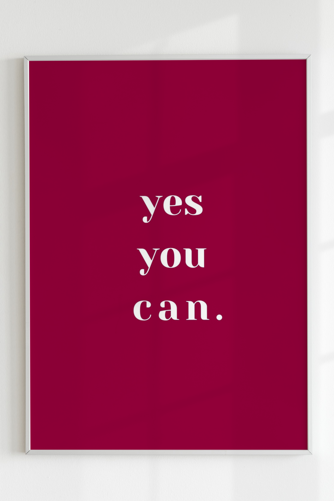 Yes You Can Poster
