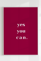 Yes You Can Poster