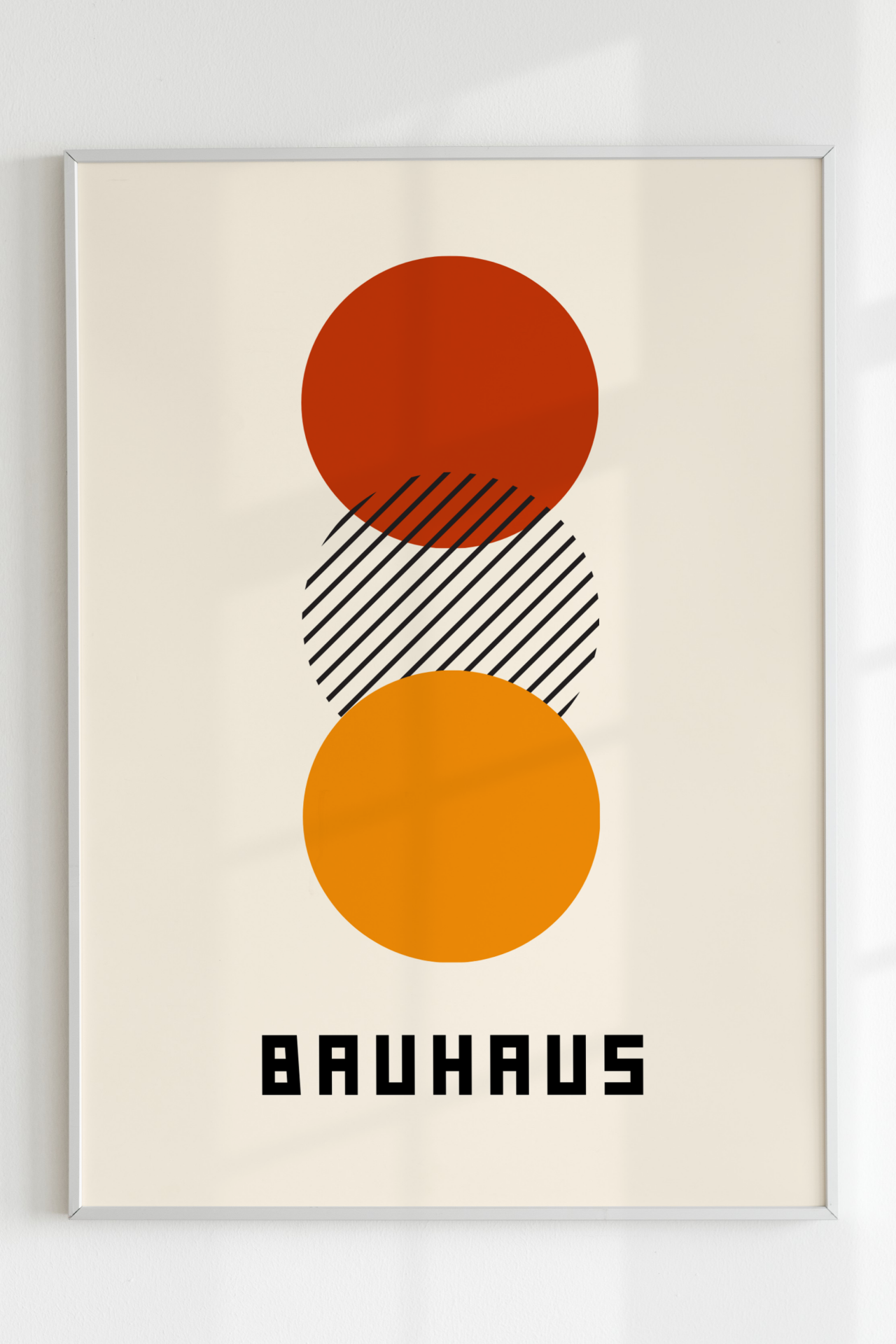 Bauhaus Big Circles Orange