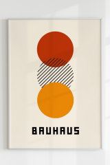 Bauhaus Big Circles Orange