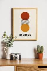 Bauhaus Big Circles Orange