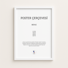 Beyaz Ahşap Çerçeve