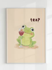 Sevimli Kurbağa ve Çay