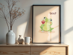 Sevimli Kurbağa ve Çay