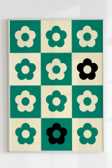 Pattern Bloom Green
