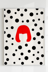 Yayoi Kusama Red Hair